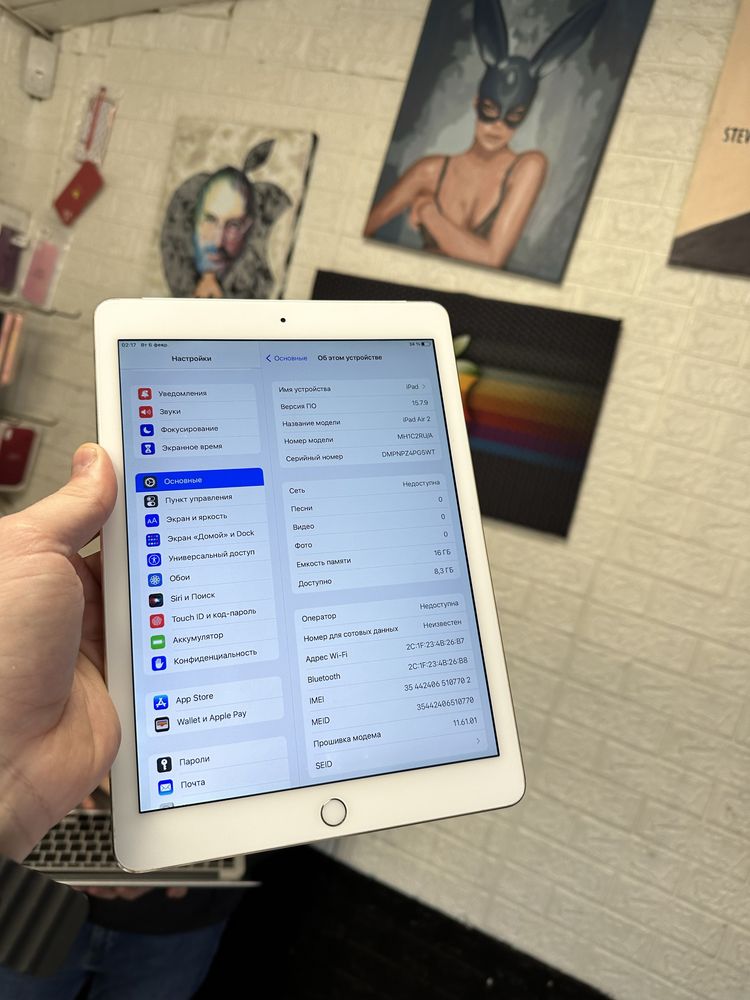 Продам планшет apple iPad Air 2 16Gb LTE +Wi-fi
