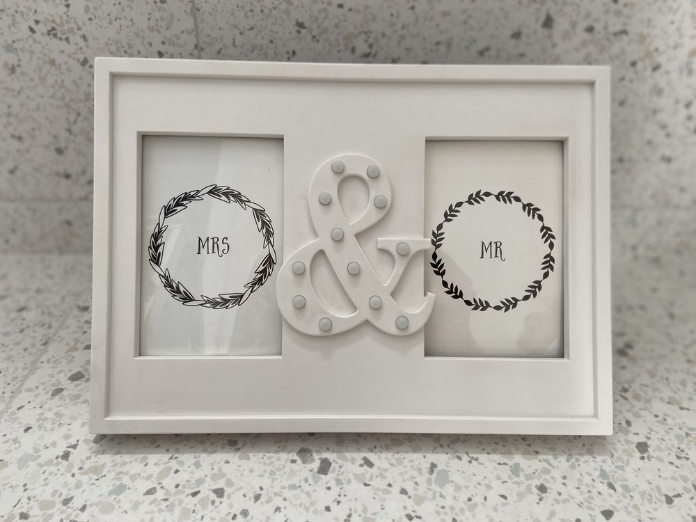 MRS&MR led ramka dekoracja ślub wesele