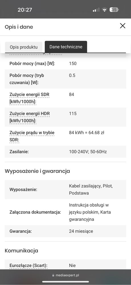 Telewizor XIAOMI P1 L55M6-6AEU 55" LED