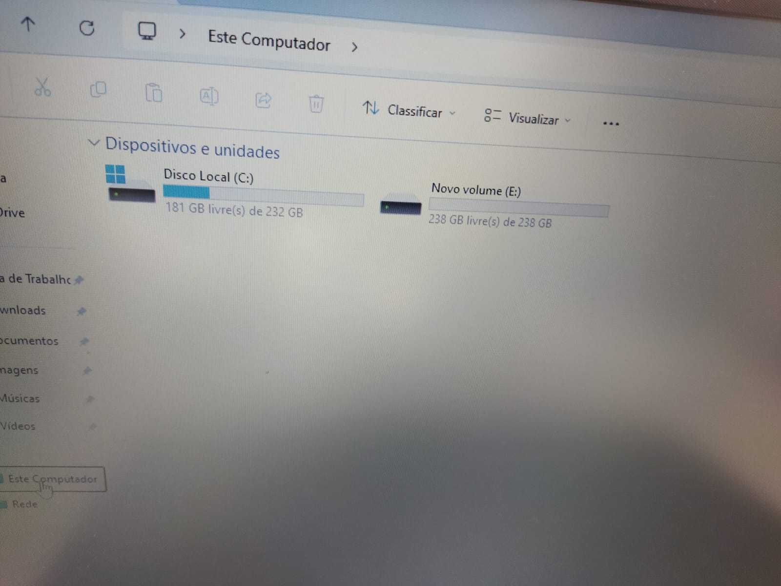 Portátil HP i5 de 8 Geraçao