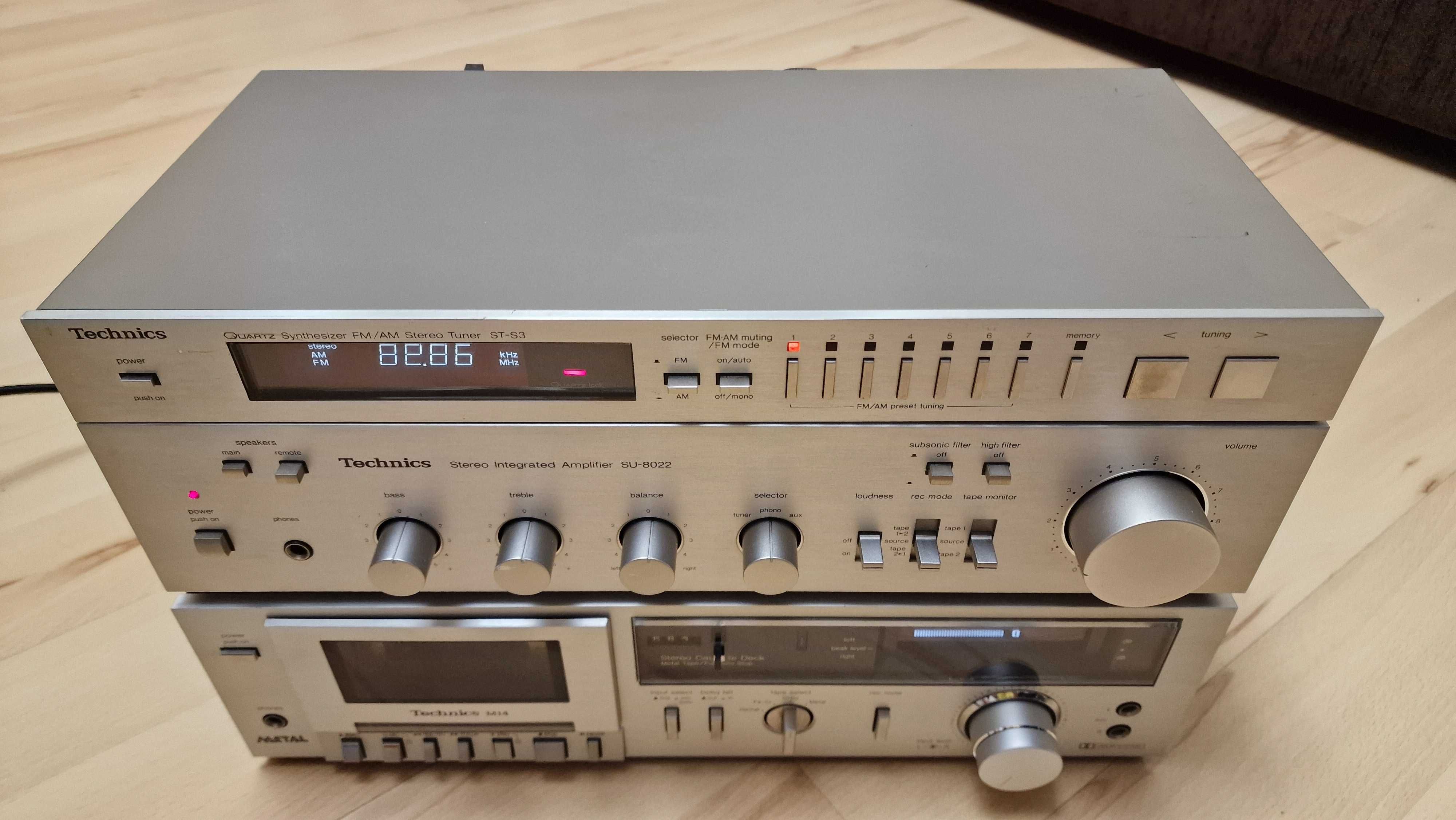 Technics wieża ST-S3; SU-8022; RS-M14