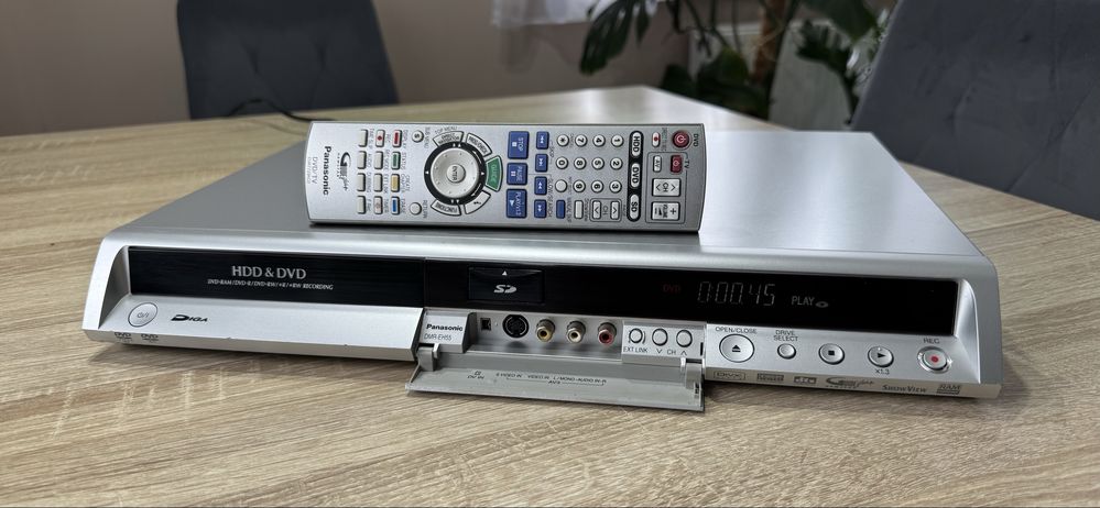 Panasonic DMR-EH55 #Nagrywarka DVD HDD #160GB #SD #DivX #DV-in #Pilot