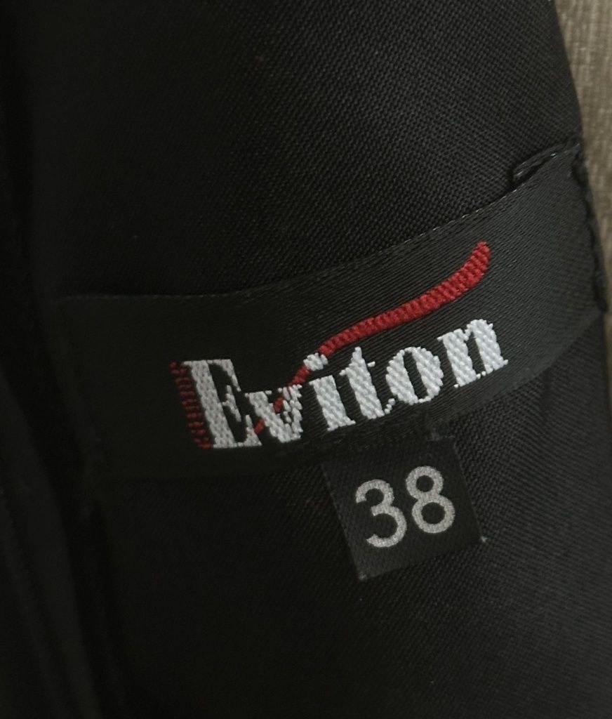 Czarna sukienka koronka Eviton r. M 38