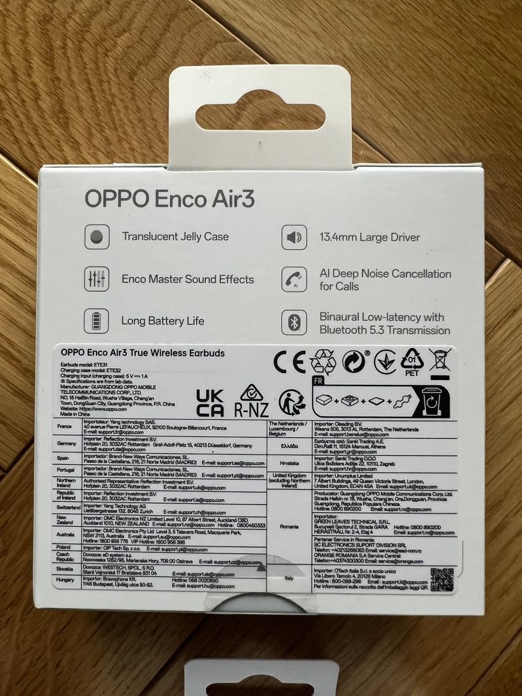 Słuchawki Oppo Enco Air 3