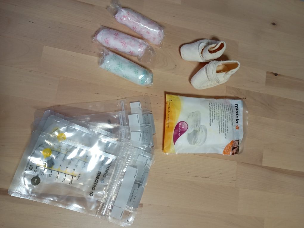 Sacos de conservação de leite matermo + cueca materna
