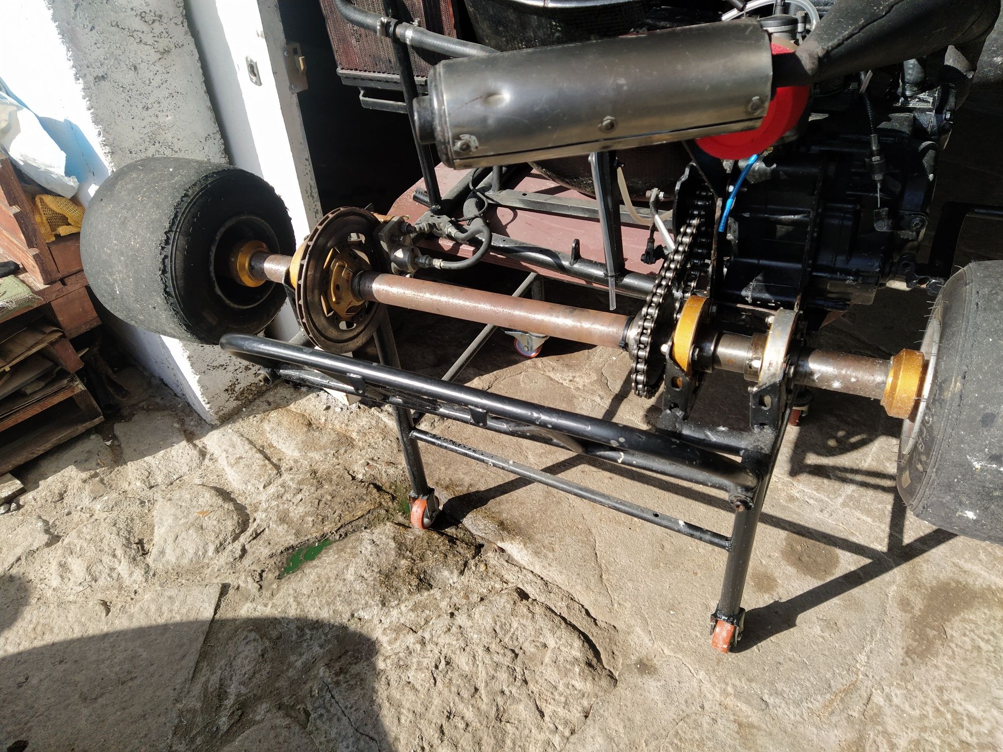 Kart 125 2t  motor moto Honda ns