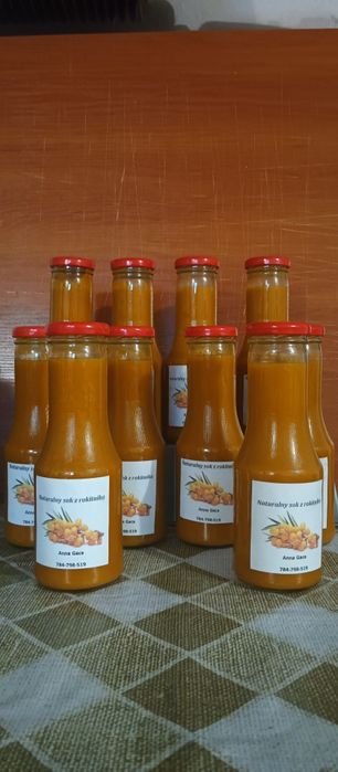 Sok z rokitnika domowej produkcj