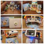 Various sets de Playmobil (13 sets mais figuras e carros)