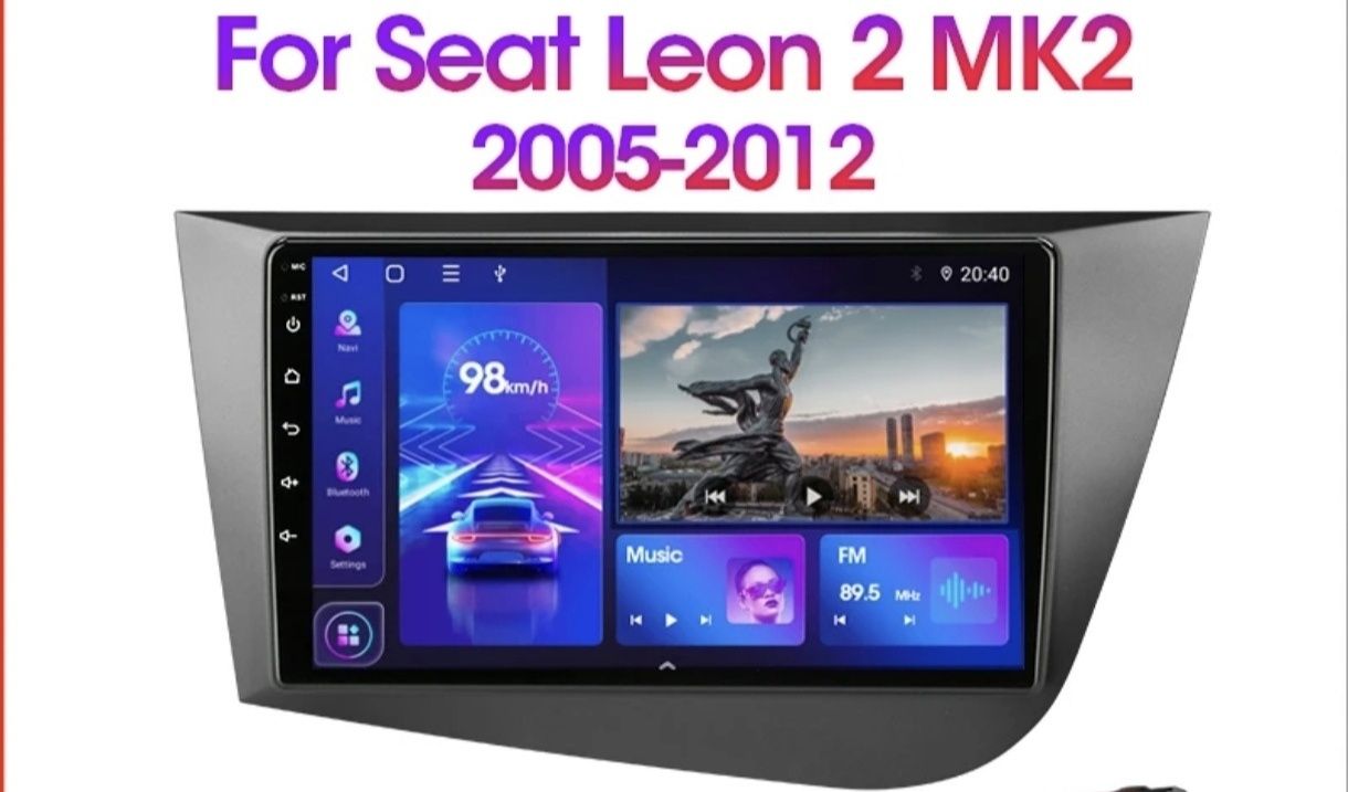 ‼️SEAT‼️ Android магнітола Seat Altea Leon Toledo Ibiza 8/128 GB, 4G