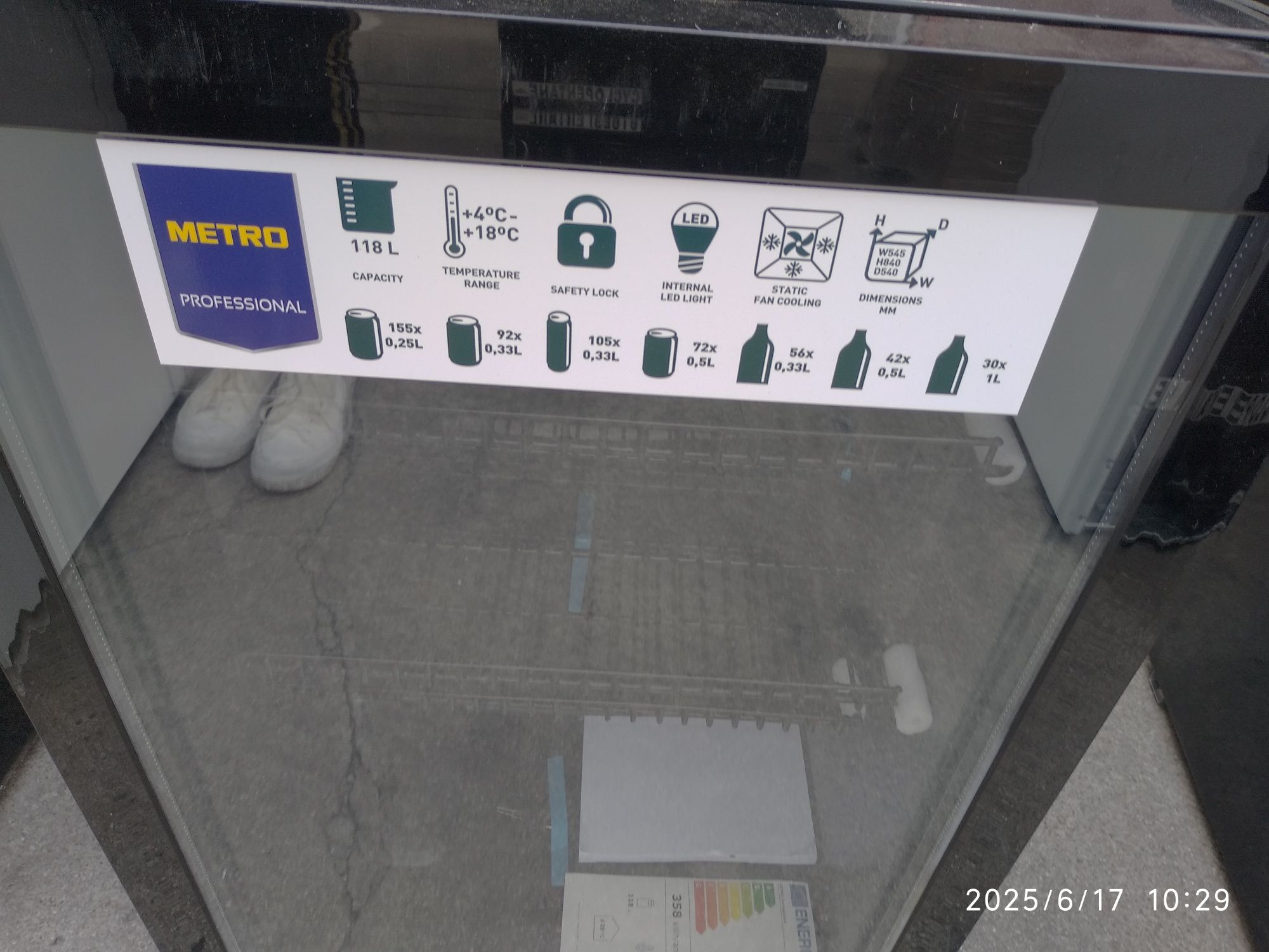 OUTLET Janki ul Wspólna 6 Lodówka Metro GSC2125B