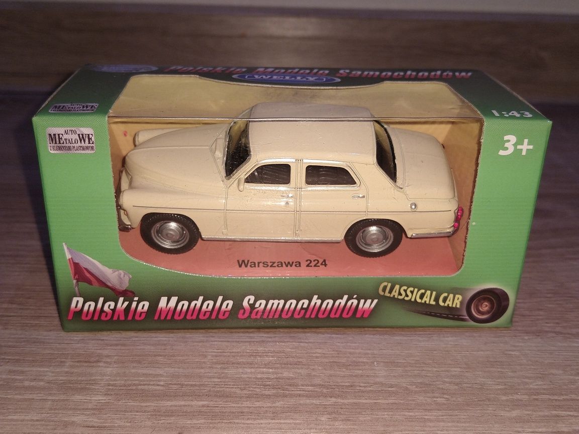 Warszawa 224/Welly/1:43/Beżowa/Nowa
