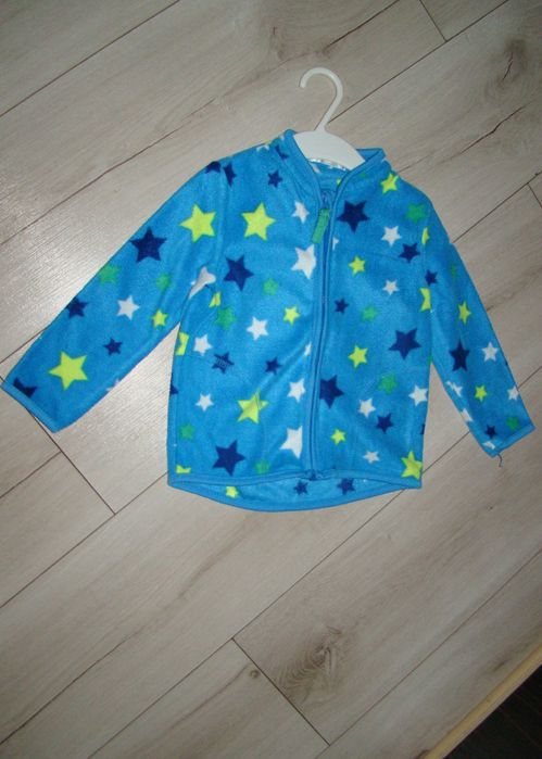 Śliczny ciepły polarek dla chłopca roz 86