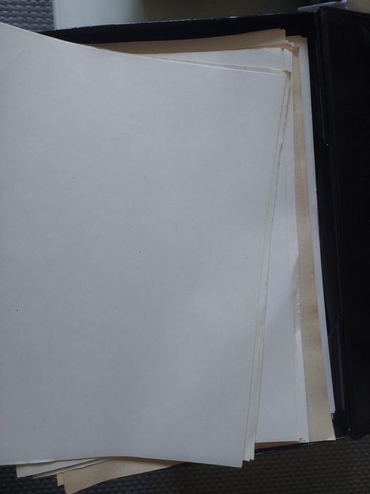 10 szt Stary papier PRL do maszyny do pisania lub drukaki
Papier biały