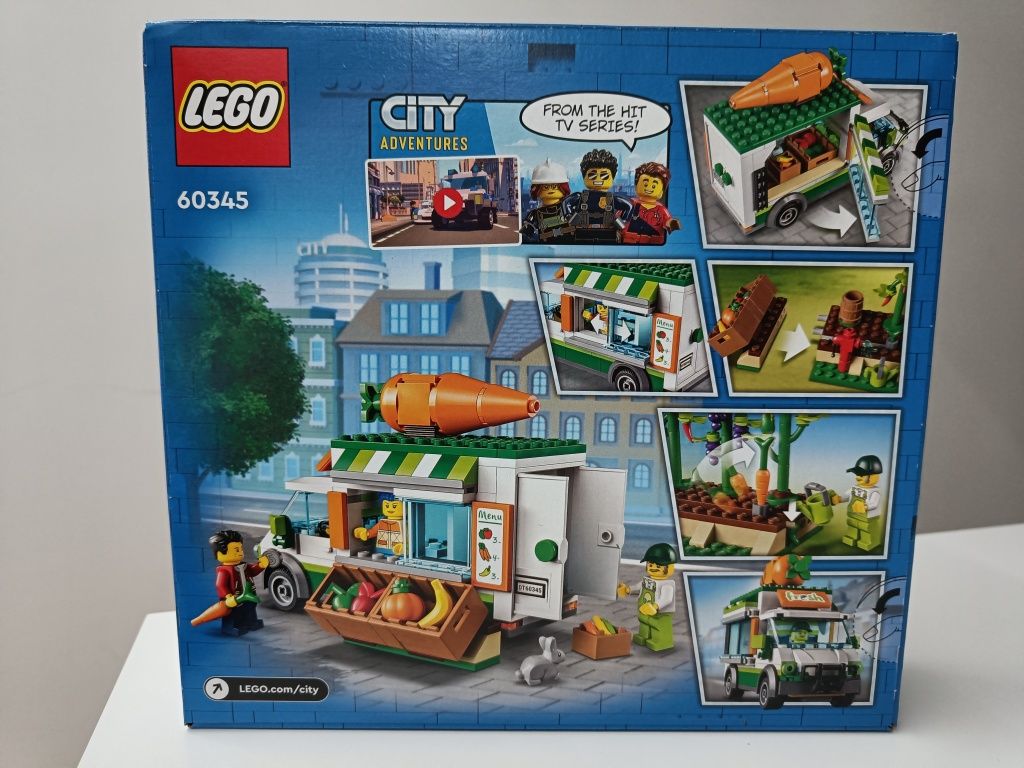 LEGO 60345 Furgonetka na targu City nowy