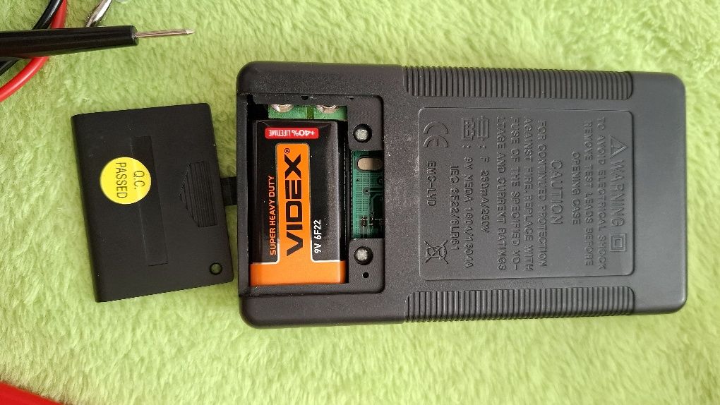 Мультиметр Digital DT-830B цифровий універсальний (з батарейкою).