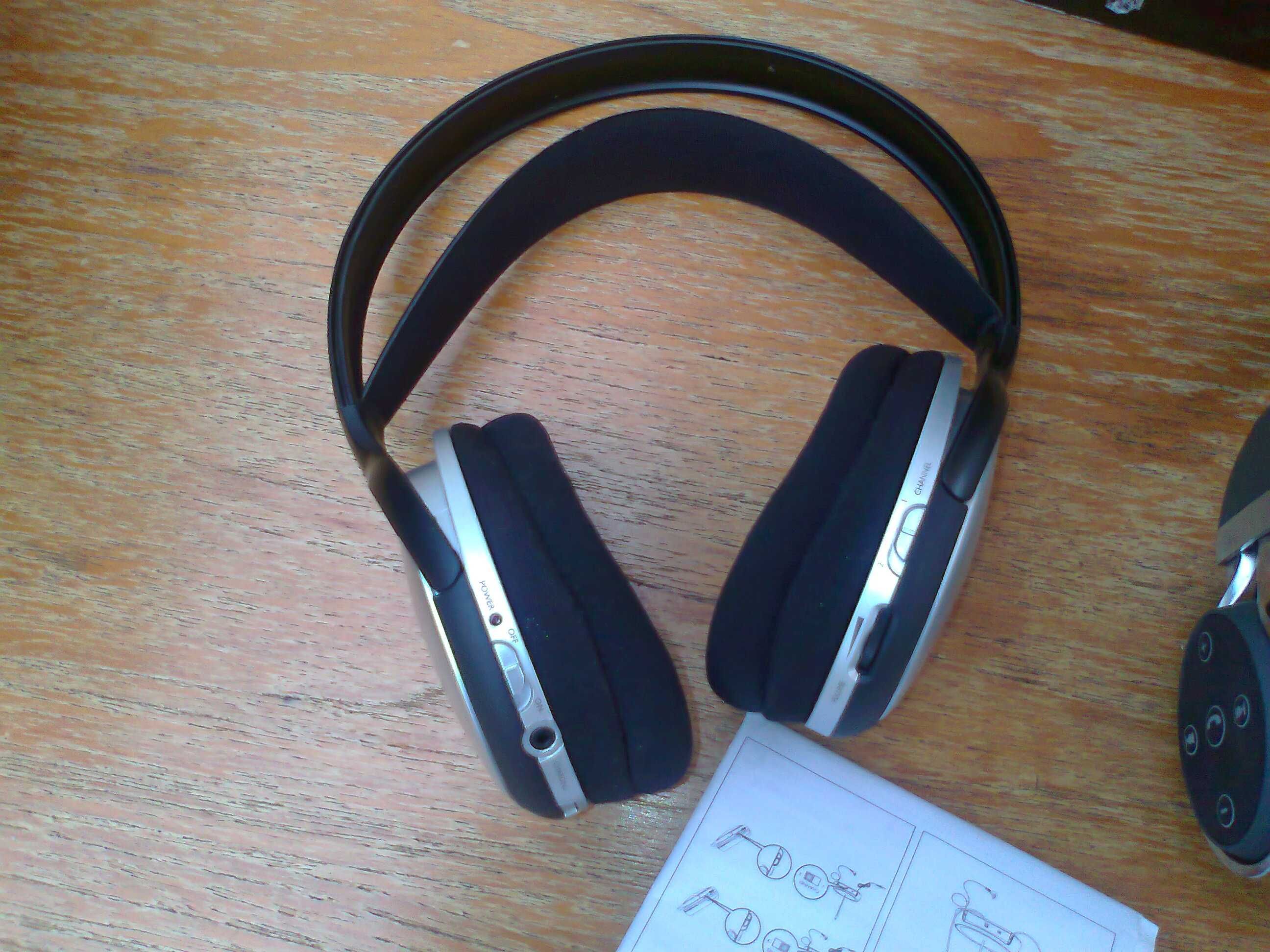 Philips SHC  słuchawki bezprzewodowe, 2 x słuchawki gratis