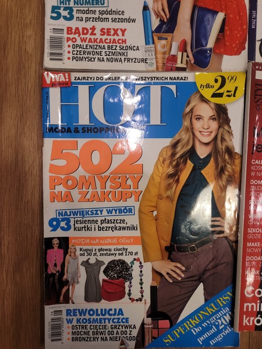 Czasopismo Hot Logo Trendy Styl