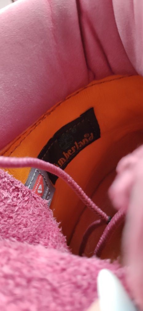 Trapery Timberland różowe