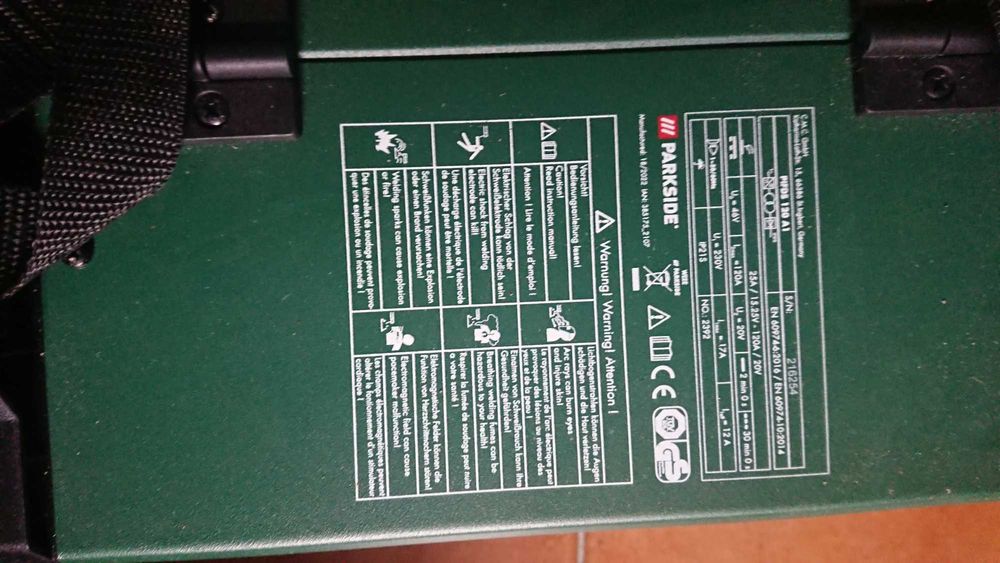 Máquina de Soldar Inverter Parkside "PIFDS 120 A1"