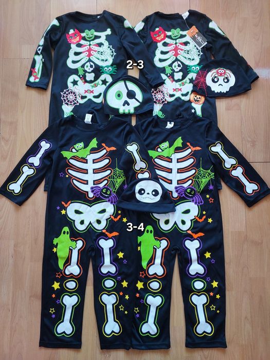 Костюм карнавальний скелет