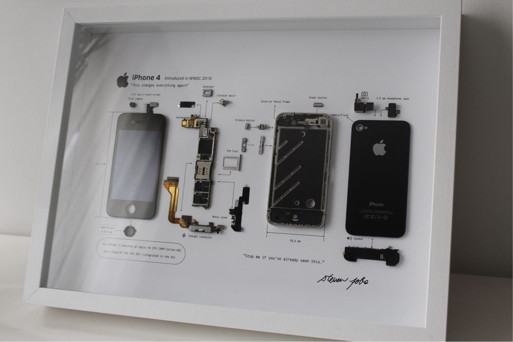 Quadro Iphone 4 (original e completo)
