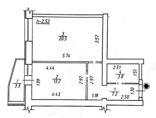 Новобудова з великою площею на Лушпи ( Еспланада)