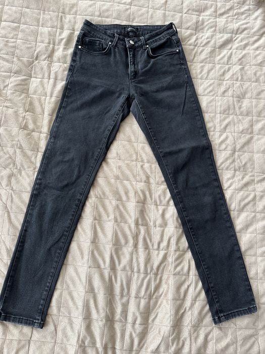 Джинсы черные утепленные