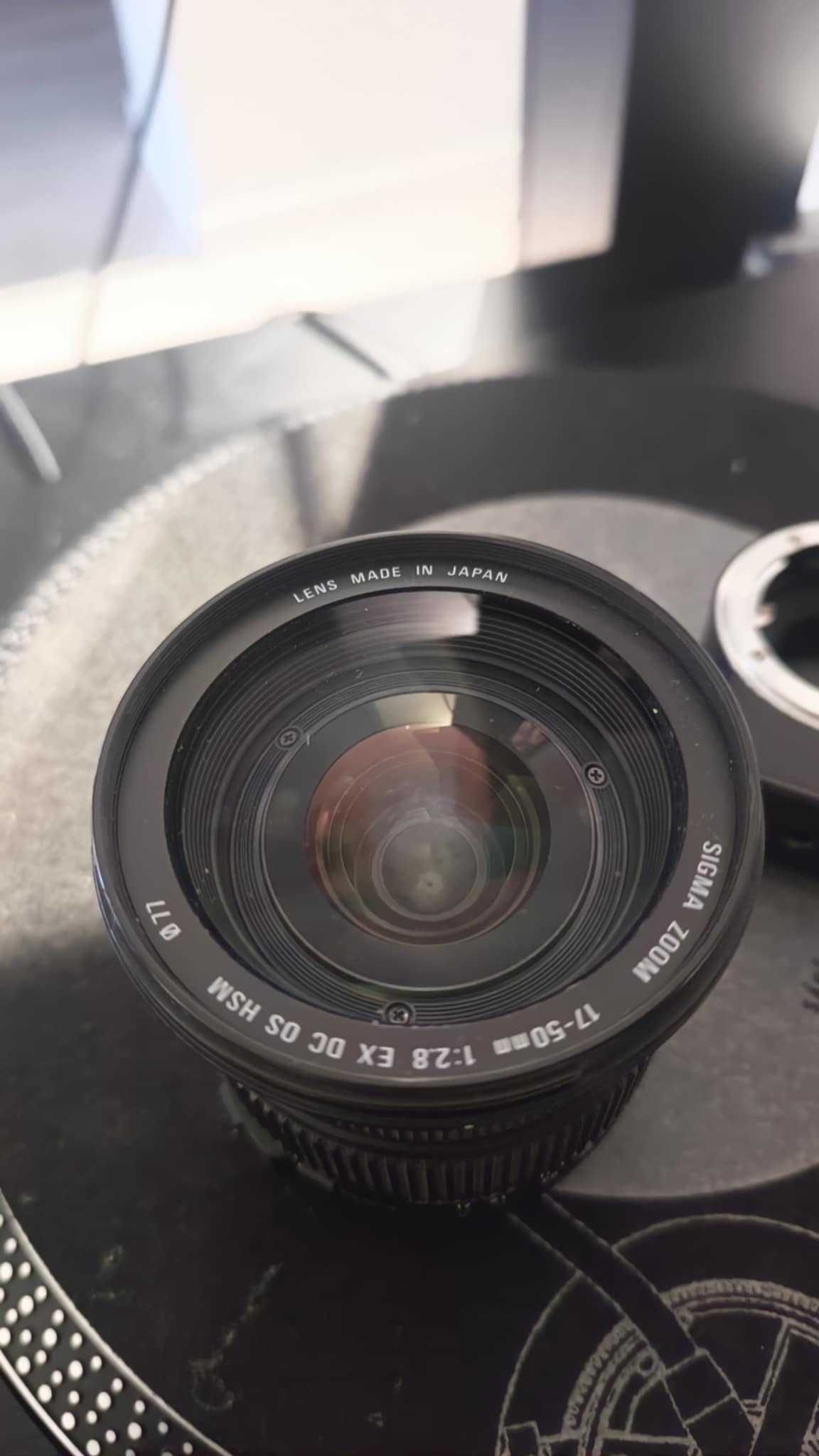 adapter + obiektyw