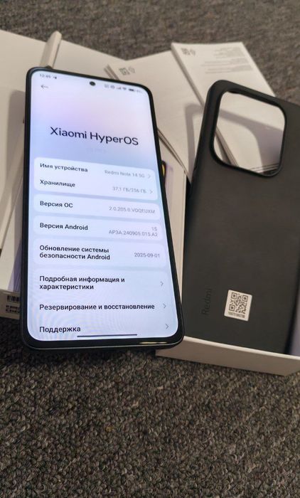 Redmi note 14 5G black 8/256 Gb