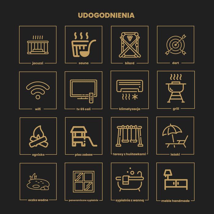 Nocleg w górach Dom Premium 8 os. Bilard Sauna Jacuzzi w cenie.