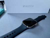 APPLE WATCH 10 46mm TYTAN naturalny cellular LTE srebrny FULL ZESTAW