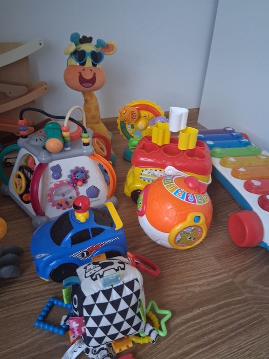 Zabawki niemowlęce, bdb stan, do raczkowania,  interaktywne