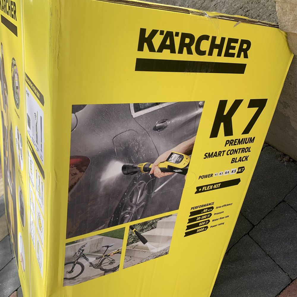 Karcher k7 premium smart control black мийка з катушкою мойка авто