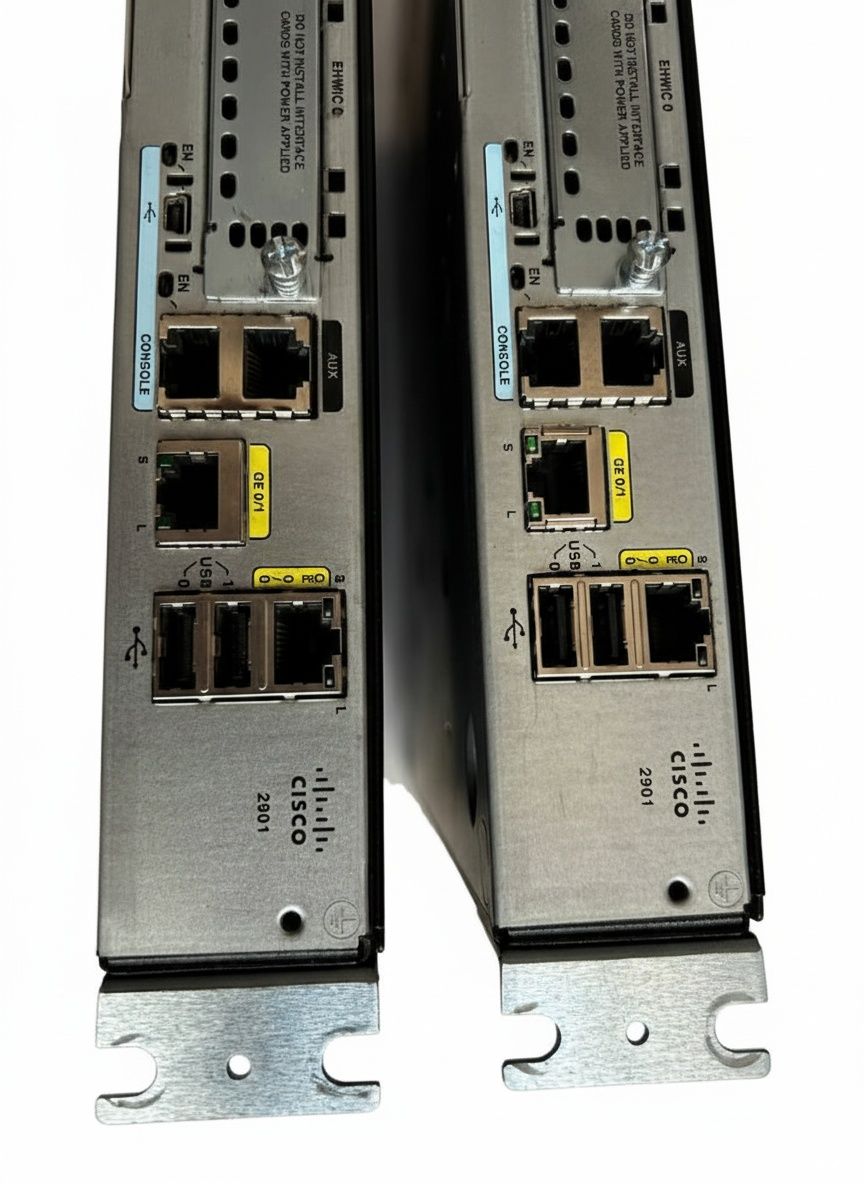 б/в Cisco 2901/K9 роутер маршрутизатор Ліцензії: ipbasek9, securityk9