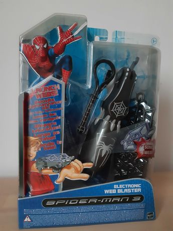 NOWA zabawka Spider-man wyrzutnia na rękę, electronic web blaster