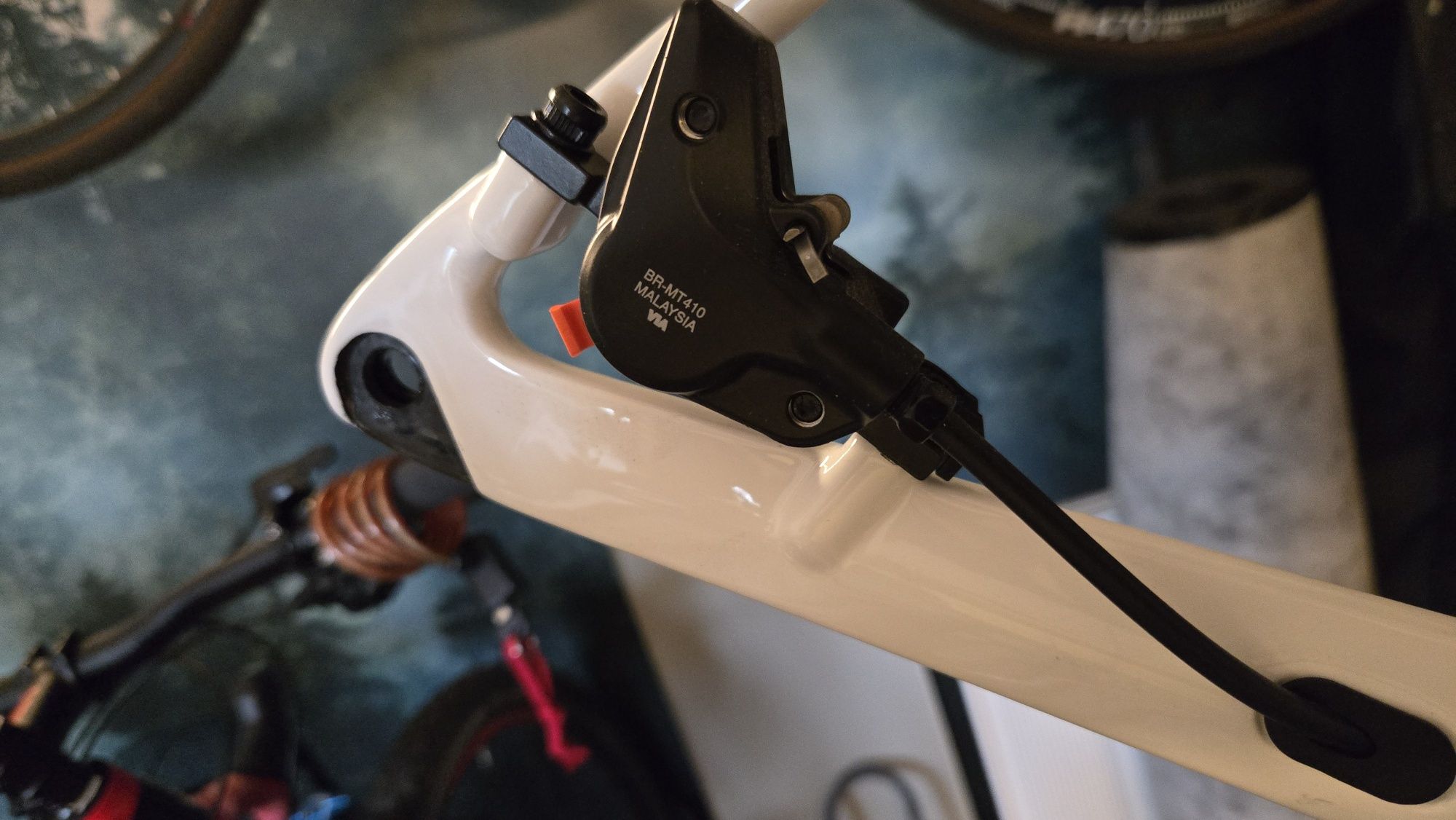 Zestaw hamulce hydrauliczne shimano mt-400 plus tarcze Mt-RT10