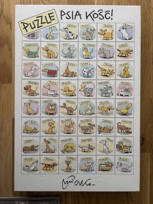 Puzzle 1000 Psia Kość A. Mleczko