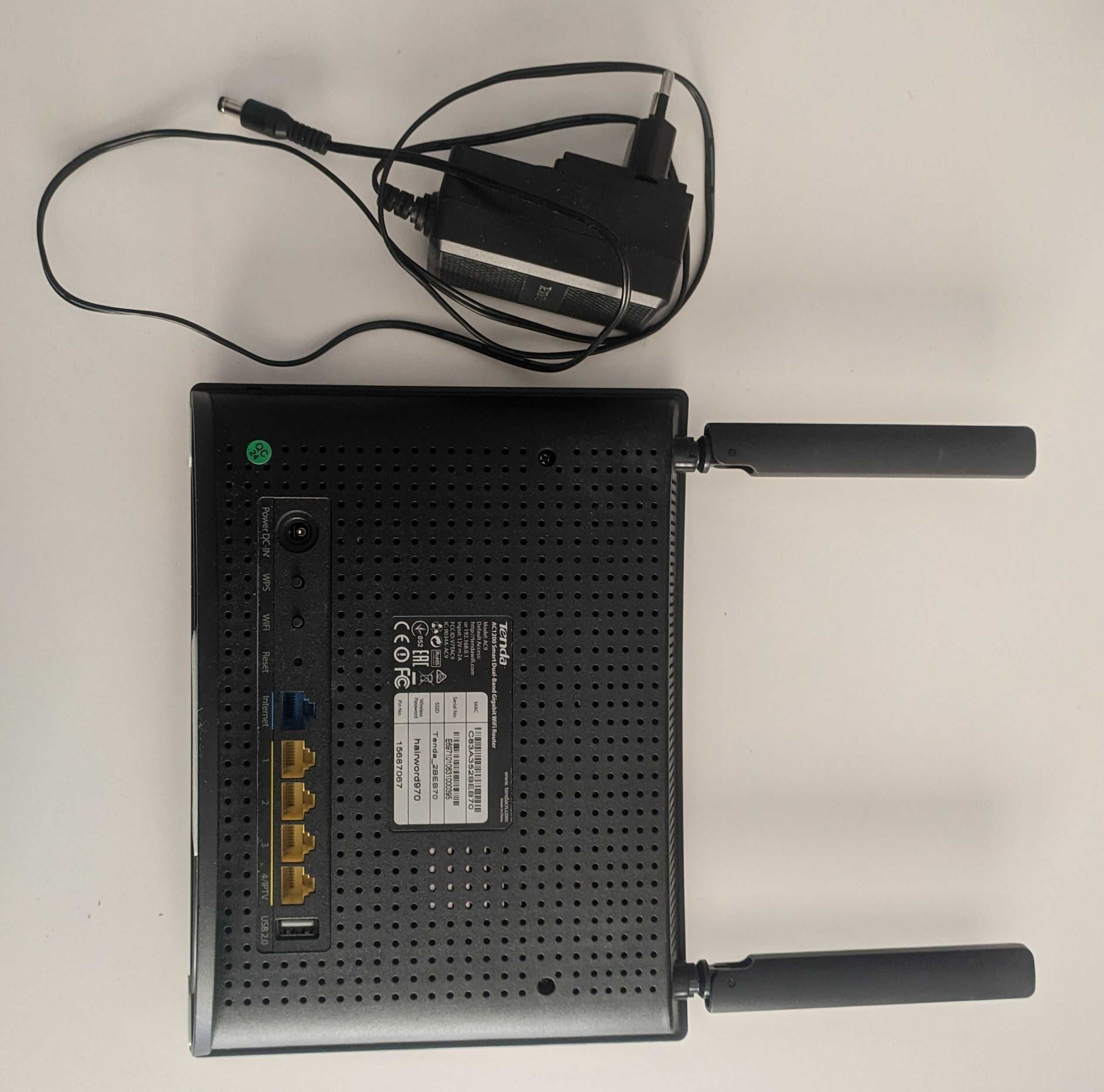 Router Tenda AC9 WIFI 1200 Porty Gigabitowe