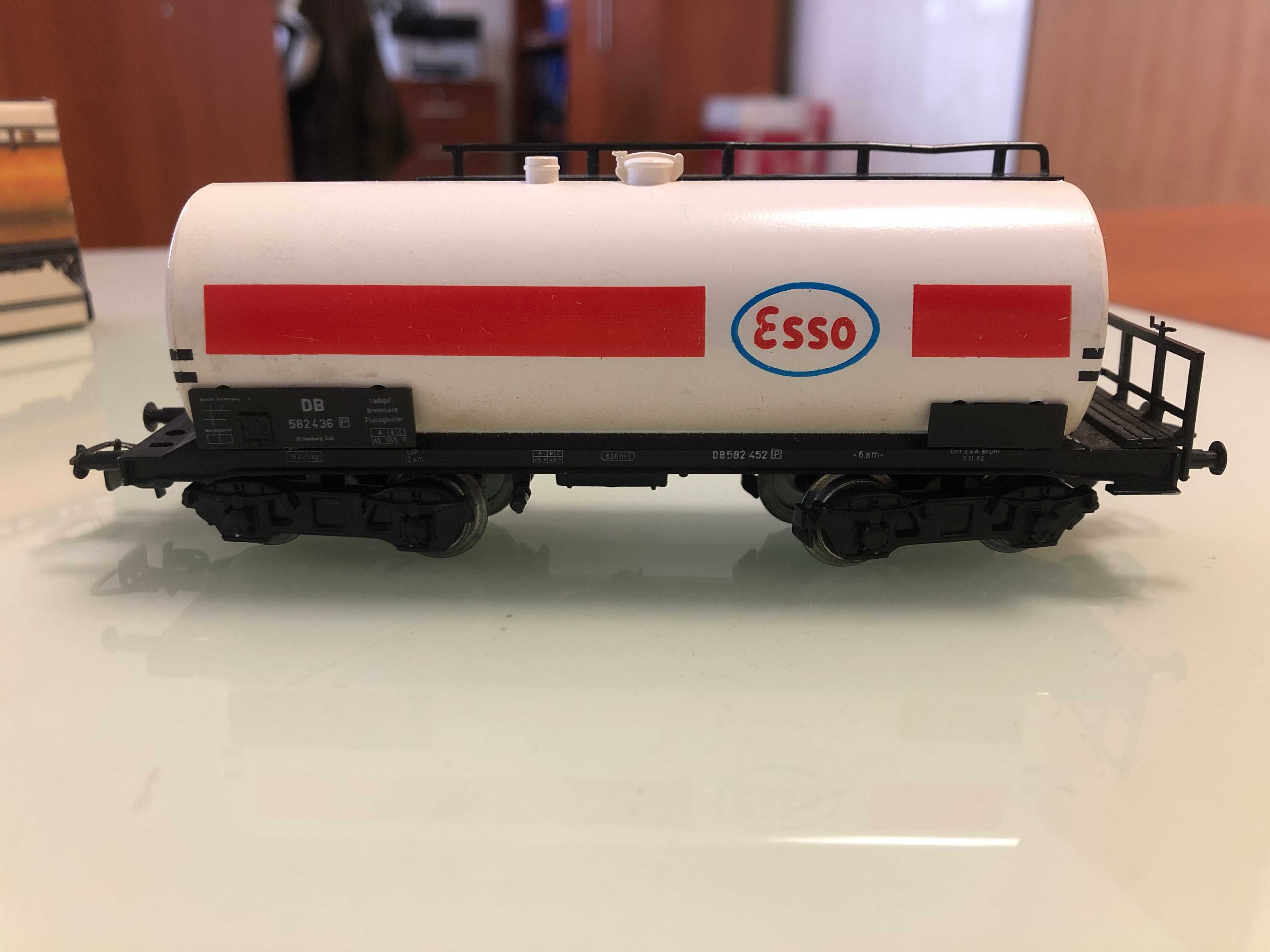 Wagon Piko H0 1/87 kolekcjonerski cysterna Esso 4-osiowa