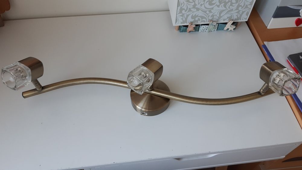 Lampa  złota. Gratis żarówki!