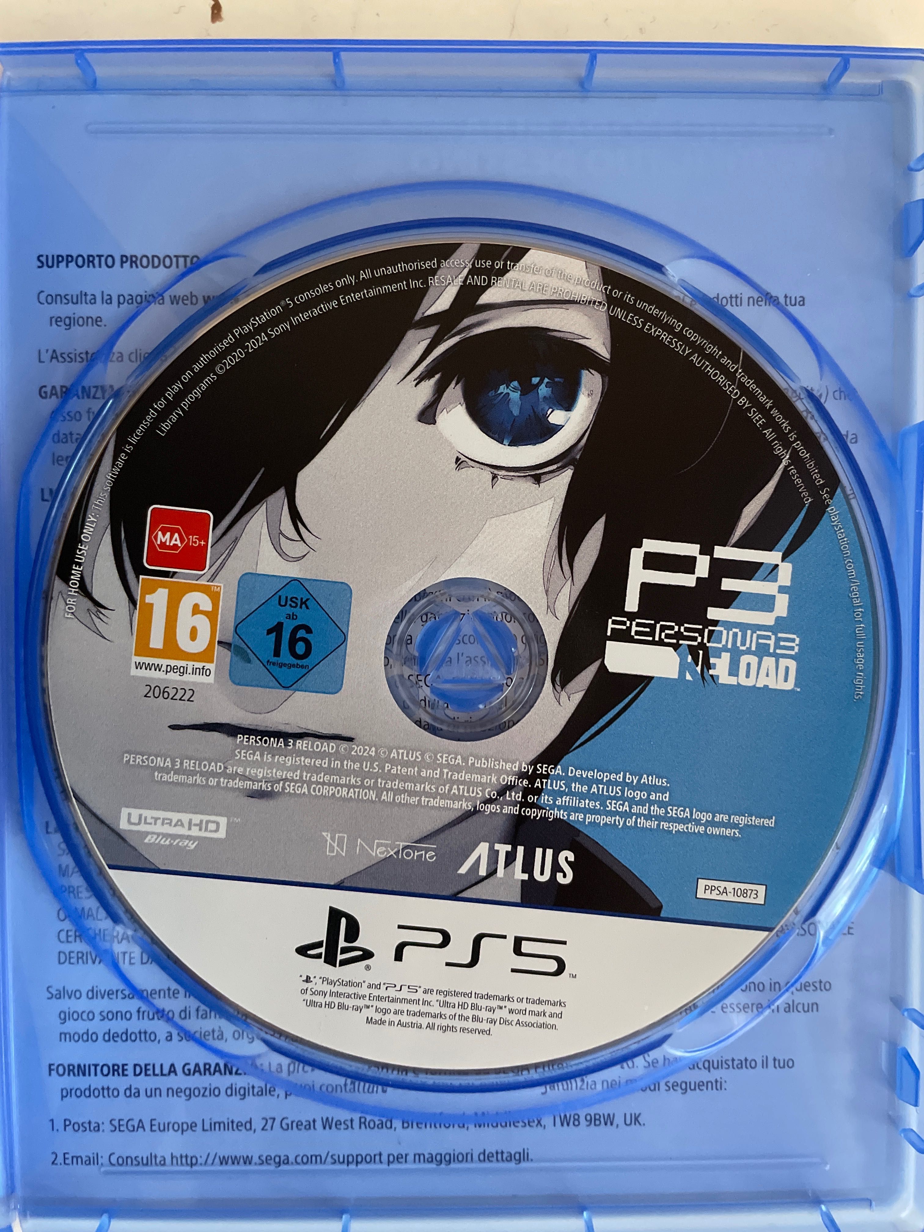 Persona 3 Reload PS5