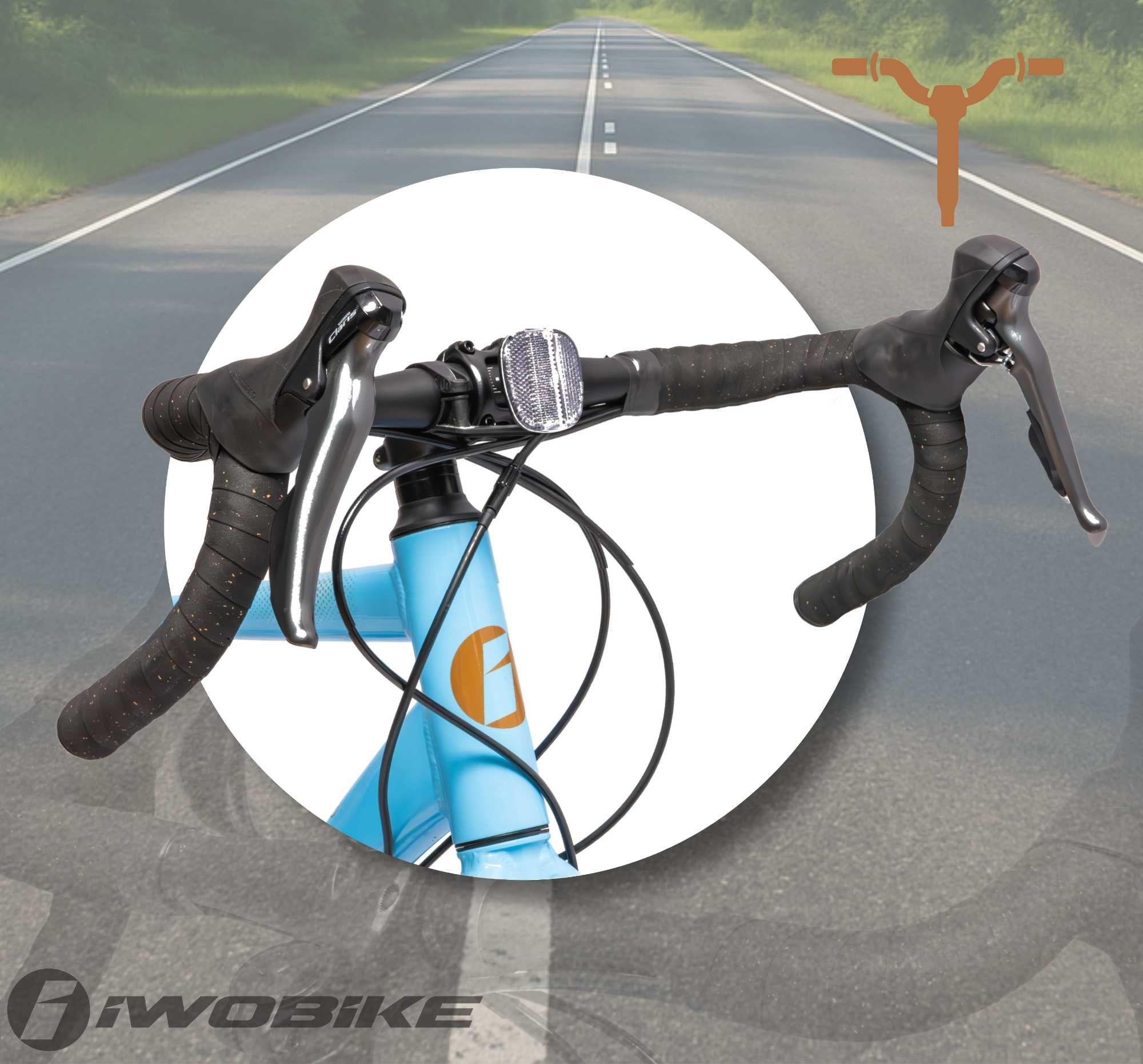 Rower Męski Gravel 27,5" Shimano Claris Tarcze Aluminium IWOBIKE 2025
