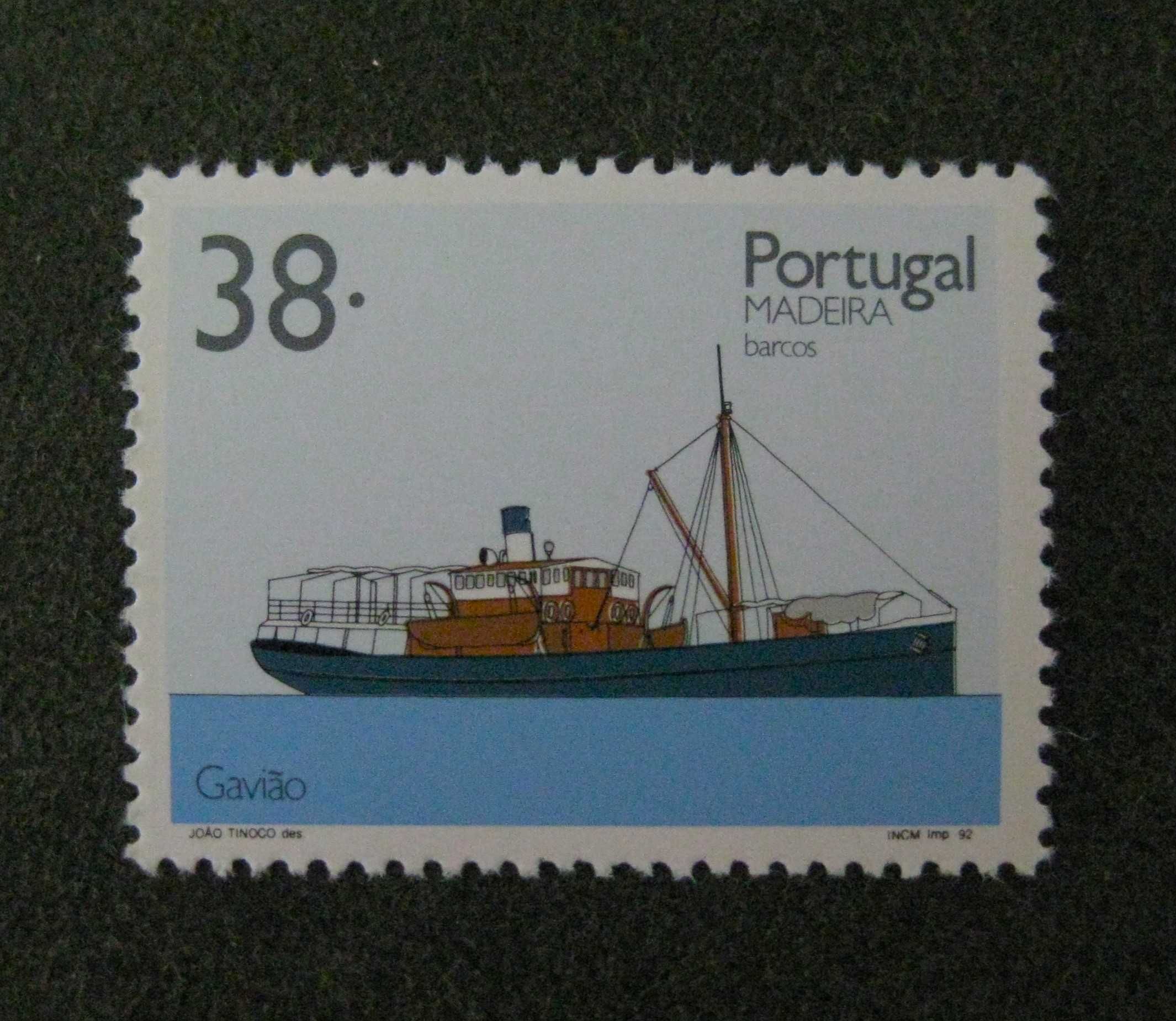 Série nº 2106/09 – Barcos da Madeira (2º grupo) - 1992