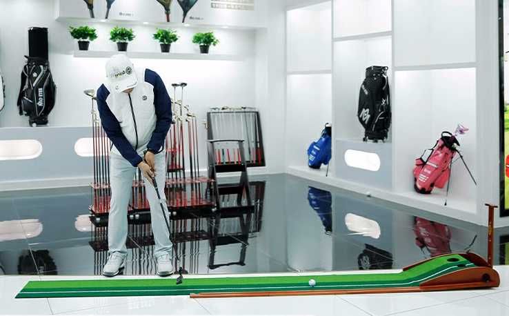 Гольф игра для офиса (мини гольф) - игра в гольф