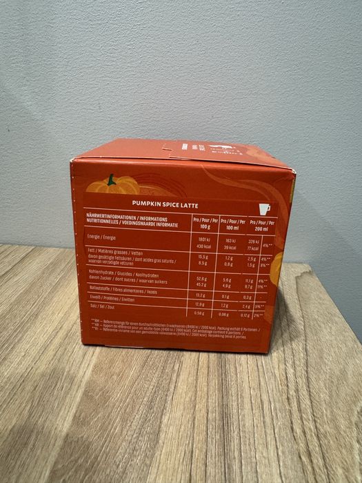 Kawa w kapsulkach/apsułki dolce gusto starbucks Pumpkim Spice latte