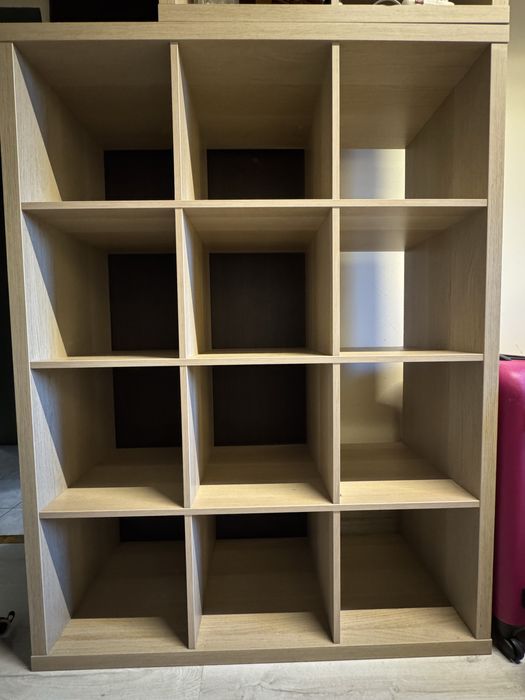 Ikea kallax imitacja dębu bejcowanego na biało 112x147 cm