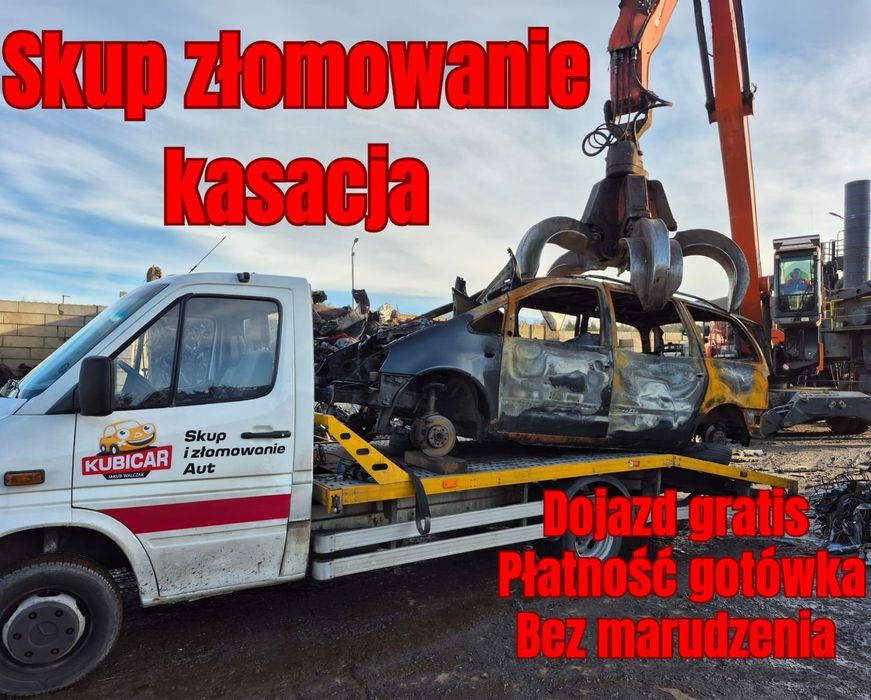 Skup złomowanie kasacja aut motocykli stawiszyn turek kalisz zbiersk