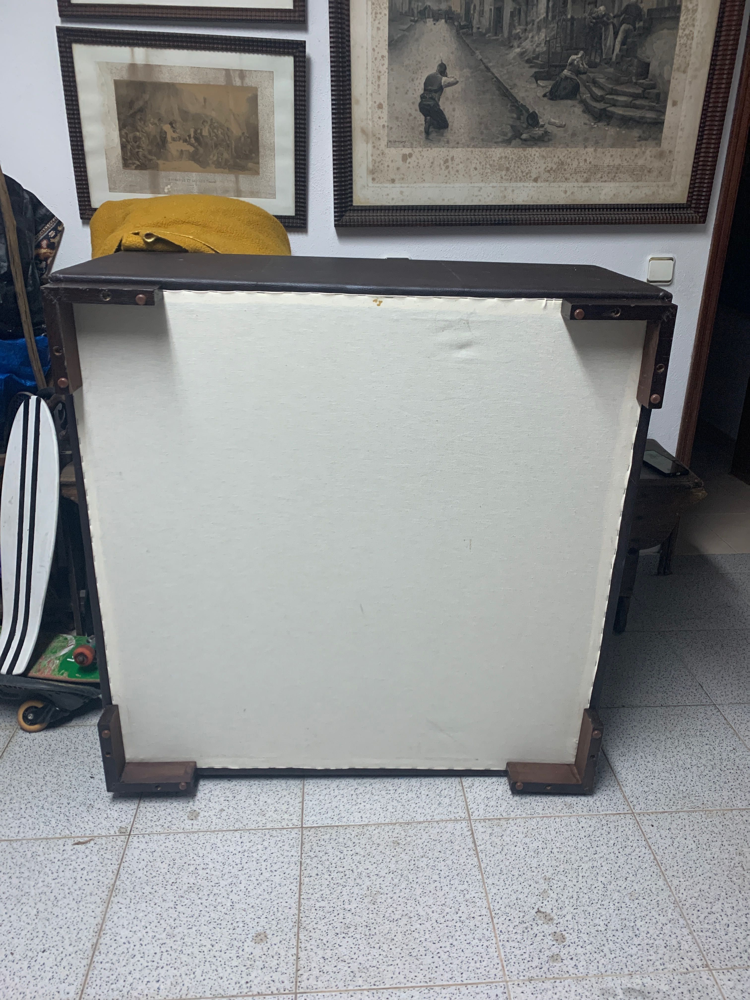 Centro de mesa/de Sala de Estar em Pele - 1m x 1m