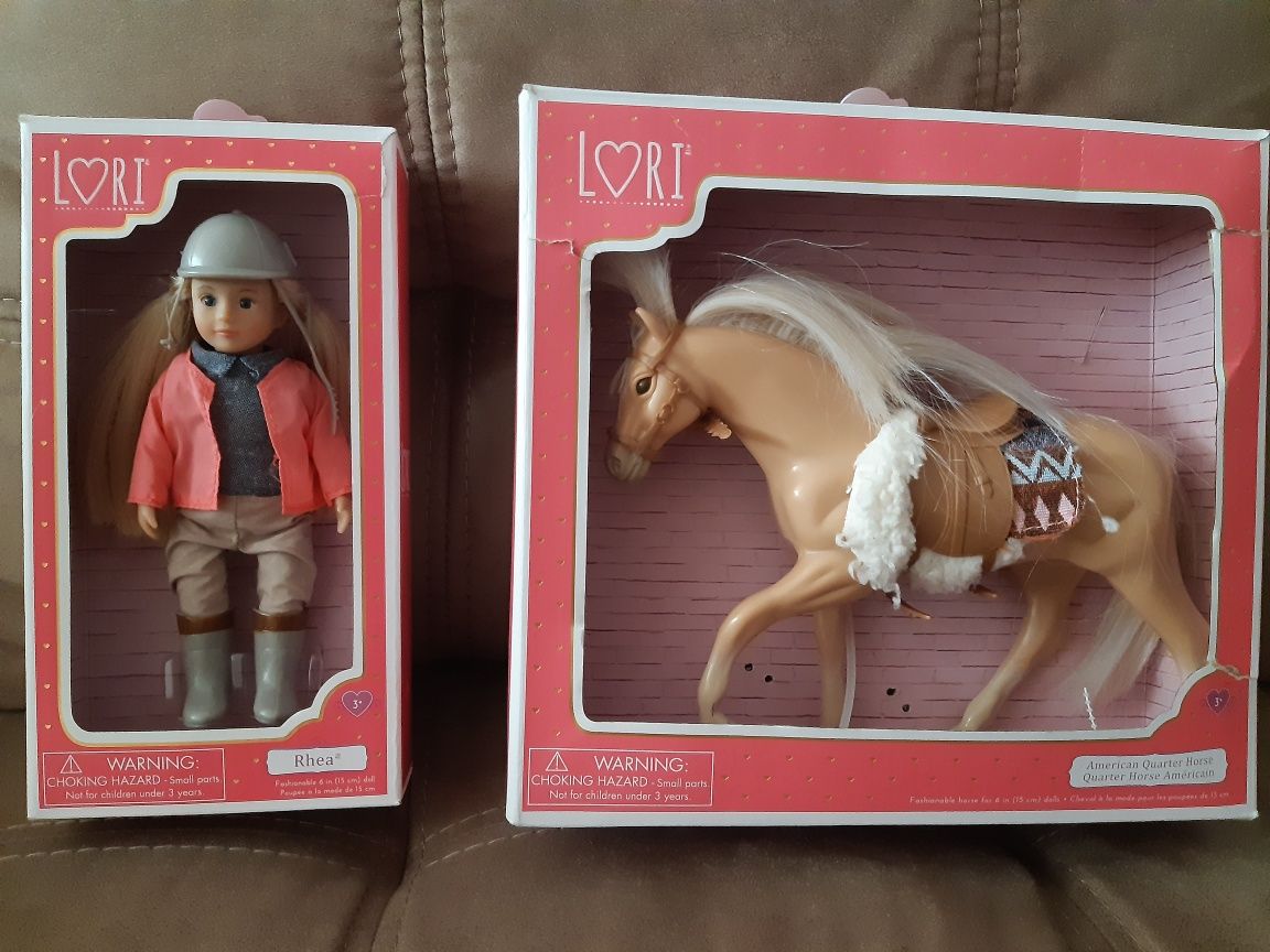 Набор Кукла Lori Рея наездница + лошадка