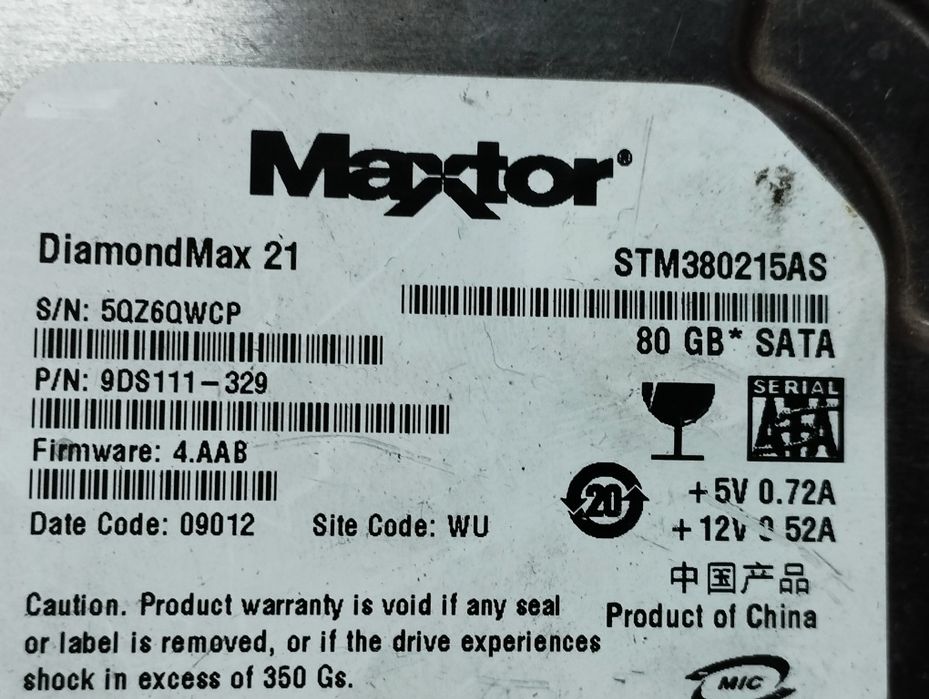 4 discos hdd 80gb computador desktop PC
